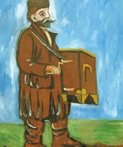 Organ Grinder Pirosmani Diamond Painting