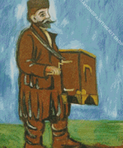 Organ Grinder Pirosmani Diamond Painting