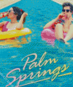 Palm Springs Movie Poster Diamond Painting