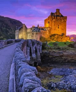 Road To Eilean Donan Castle Diamond Painting