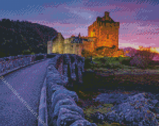 Road To Eilean Donan Castle Diamond Painting