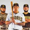 San Diego Padres Baseball Players Diamond Painting