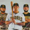 San Diego Padres Baseball Players Diamond Painting