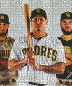 San Diego Padres Baseball Players Diamond Painting