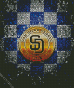 San Diego Padres Logo Diamond Painting