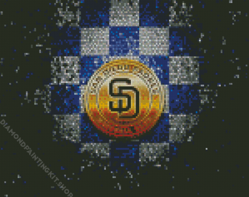 San Diego Padres Logo Diamond Painting