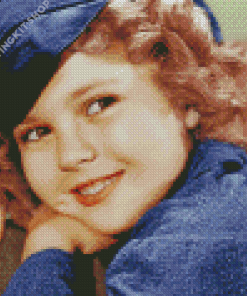 Cute Little Shirley Temple Diamond Painting