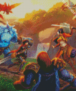 Smite Game Art Diamond Painting