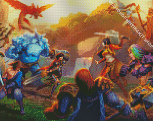 Smite Game Art Diamond Painting