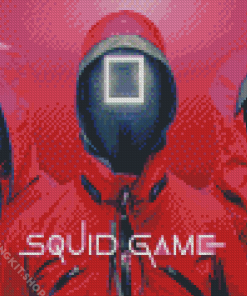 Squid Game Serie Poster Diamond Painting