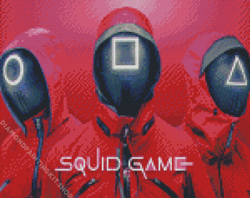 Squid Game Serie Poster Diamond Painting