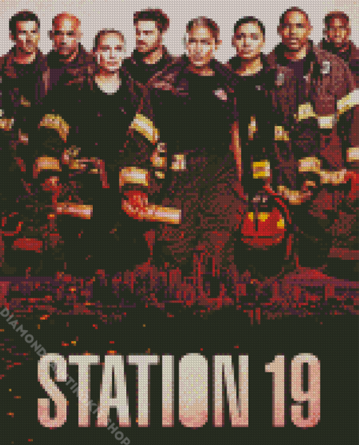 Station 19 Serie Poster Diamond Painting