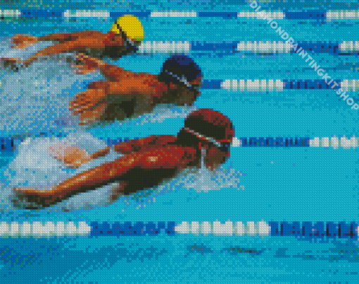 Swimming Competition Diamond Painting