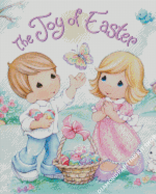 The Joy Of Easter Precious Moments Diamond Painting