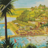 Torquay Town Poster Diamond Painting