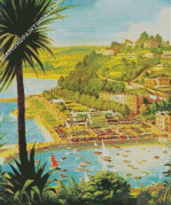 Torquay Town Poster Diamond Painting