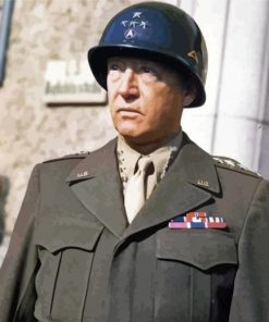 Vintage General George Patton Diamond Painting