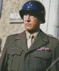 Vintage General George Patton Diamond Painting