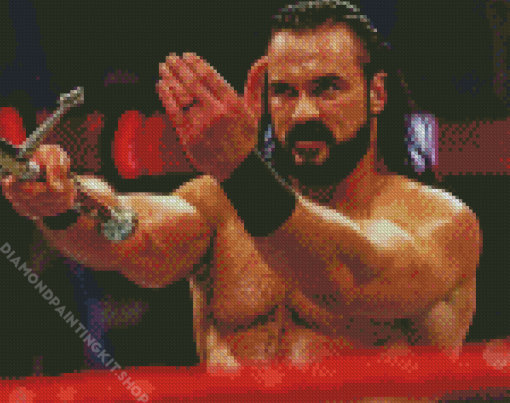 Wwe Wrestler Drew Mcintyre Diamond Painting