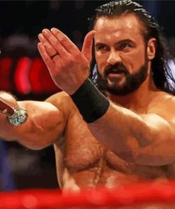 Wwe Wrestler Drew Mcintyre Diamond Painting