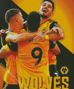 Wolverhampton Wanderers Football Team Diamond Painting