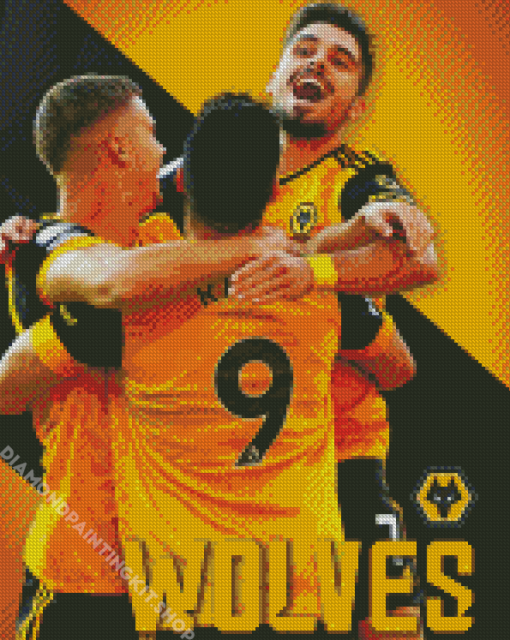 Wolverhampton Wanderers Football Team Diamond Painting