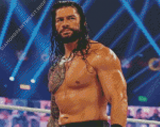 The Wrestler Roman Reigns Diamond Painting