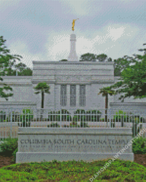 Columbia South Carolina Temple Diamond Painting