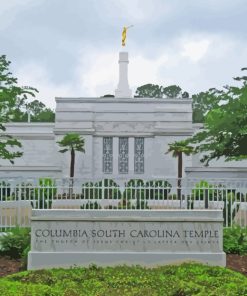 Columbia South Carolina Temple Diamond Painting