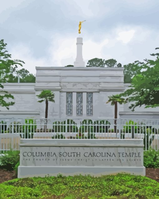 Columbia South Carolina Temple Diamond Painting