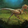 Velociraptor Dinosaur Diamond Painting