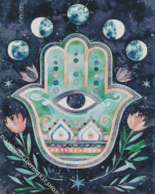 Hamsa Hand Diamond Painting