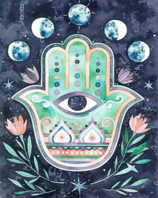 Hamsa Hand Diamond Painting