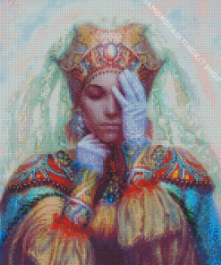 Aesthetic Noble Lady Art Diamond Painting