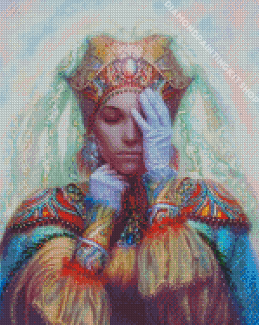 Aesthetic Noble Lady Art Diamond Painting