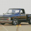 Black Trucks 1967 Chevy Stepside Diamond Painting