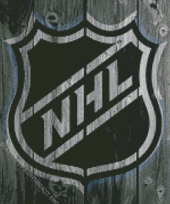 Black And White NHL Logo Diamond Painting