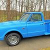 Blue Truck 1967 Chevy Stepside Diamond Painting