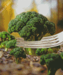 Broccoli Vegetable Diamond Painting