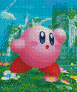 Cute Kirby Diamond Painting