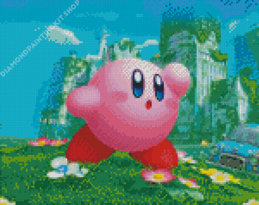 Cute Kirby Diamond Painting