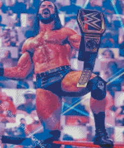 Drew Mcintyre Wwe Champion Diamond Painting