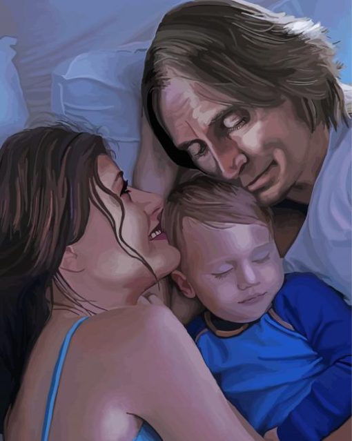 Family Precious Moments Art Diamond Painting