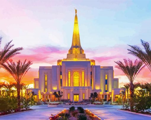 Gilbert Arizona Temple Diamond Painting