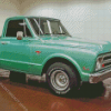 Green Truck 1967 Chevy Stepside Diamond Painting