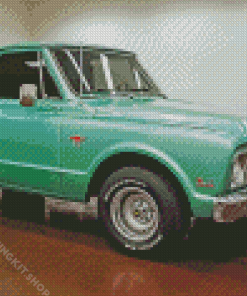 Green Truck 1967 Chevy Stepside Diamond Painting