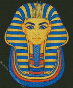 Colorful King Tutankhamun Diamond Painting