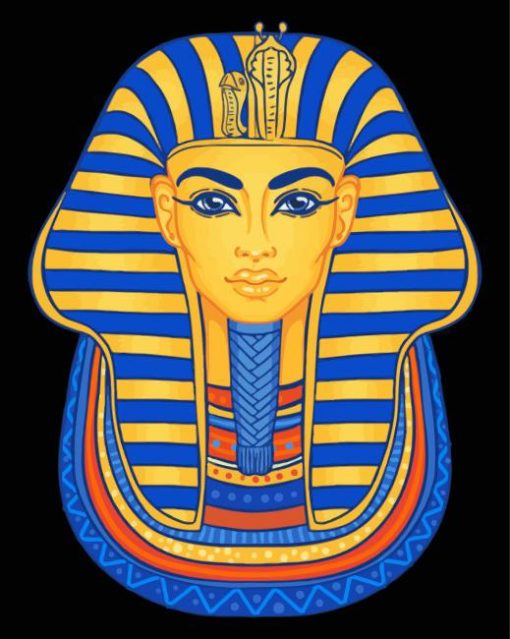 Colorful King Tutankhamun Diamond Painting