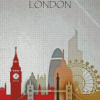 London Skyline Poster Diamond Painting