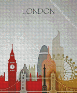 London Skyline Poster Diamond Painting